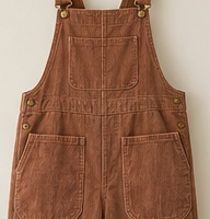 Claypath Overalls, Clay, corduroy and pocket detail