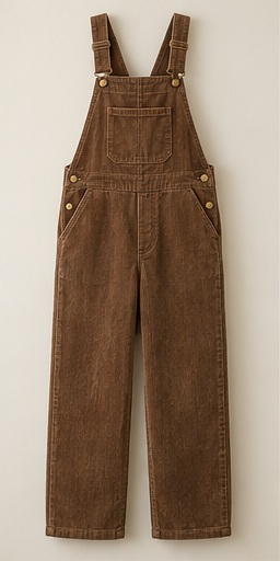 Walnut Trail Overalls, Walnut Brown, front view
